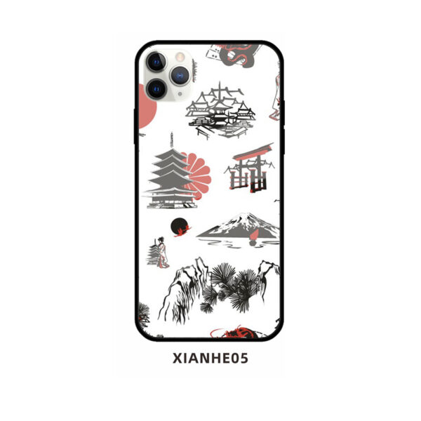 Apple iPhone 11 Serie iPhone 11 Pro Handyhülle Glas Kran Mode – Bild 10