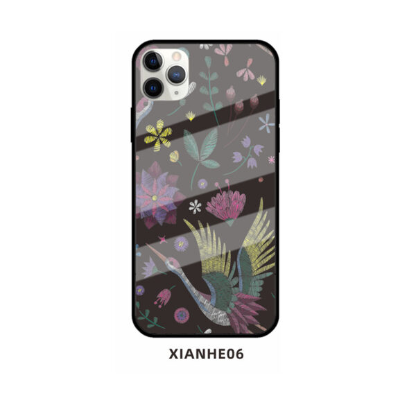 Apple iPhone 11 Serie iPhone 11 Pro Handyhülle Glas Kran Mode – Bild 11