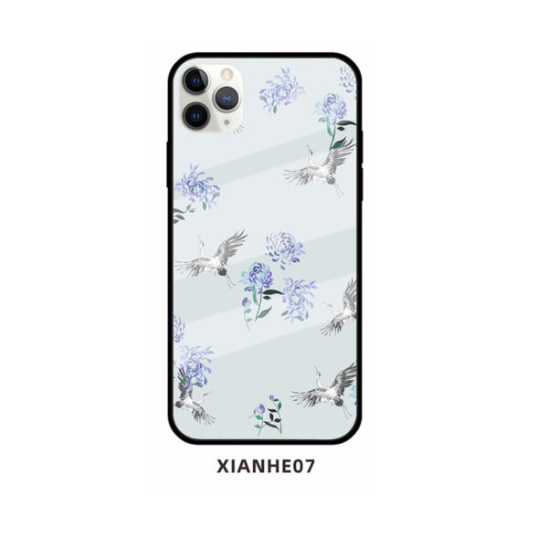 Apple iPhone 11 Serie iPhone 11 Pro Handyhülle Glas Kran Mode – Bild 12
