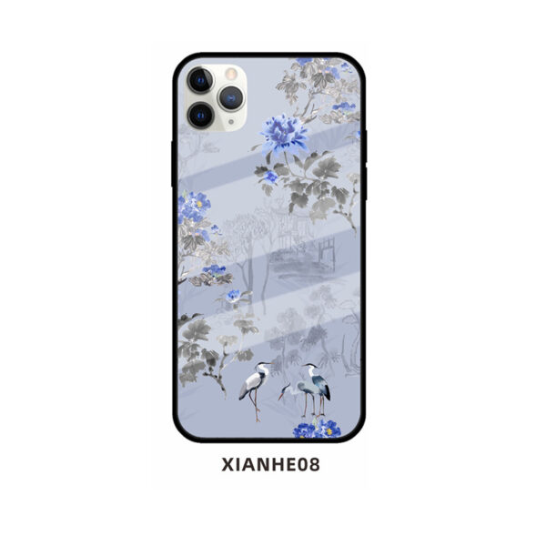 Apple iPhone 11 Serie iPhone 11 Pro Handyhülle Glas Kran Mode – Bild 13