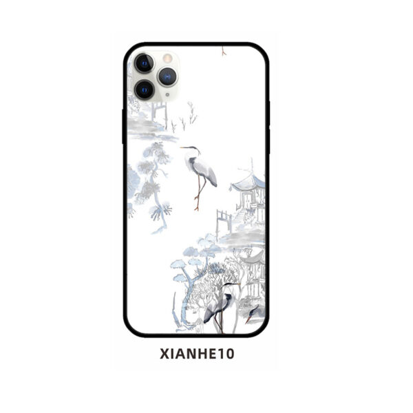 Apple iPhone 11 Serie iPhone 11 Pro Handyhülle Glas Kran Mode – Bild 15