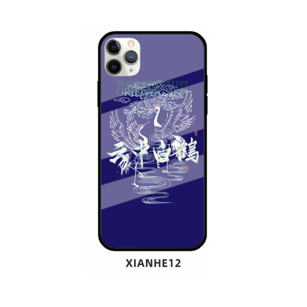 Apple iPhone 11 Serie iPhone 11 Pro Handyhülle Glas Kran Mode – Bild 17