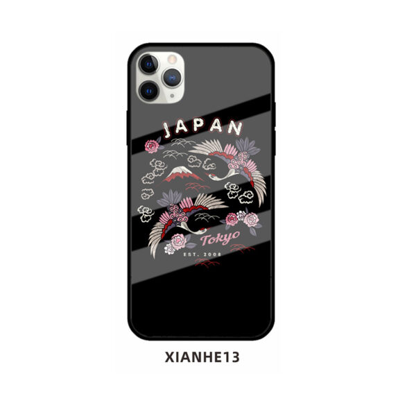 Apple iPhone 11 Serie iPhone 11 Pro Handyhülle Glas Kran Mode – Bild 18