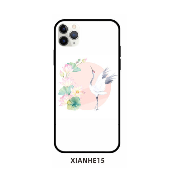 Apple iPhone 11 Serie iPhone 11 Pro Handyhülle Glas Kran Mode – Bild 20