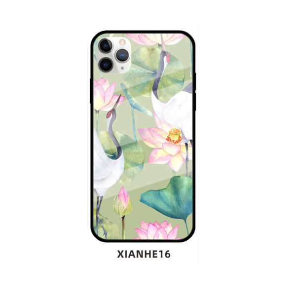 Apple iPhone 11 Serie iPhone 11 Pro Handyhülle Glas Kran Mode – Bild 21