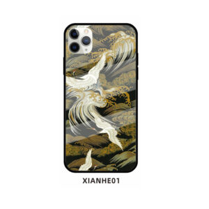 Apple iPhone 11 Serie iPhone 11 Pro Handyhülle Glas Kran Mode