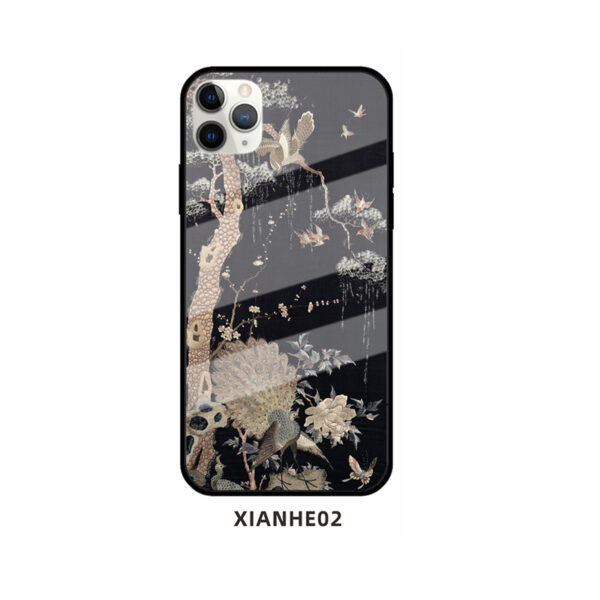 Apple iPhone 11 Serie iPhone 11 Pro Handyhülle Glas Kran Mode – Bild 7