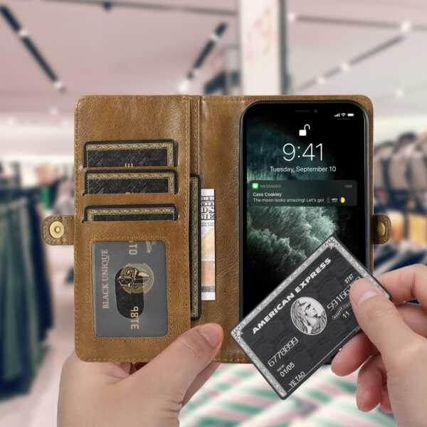 Apple Handyhülle Einfach PU Einfarbig – Bild 2